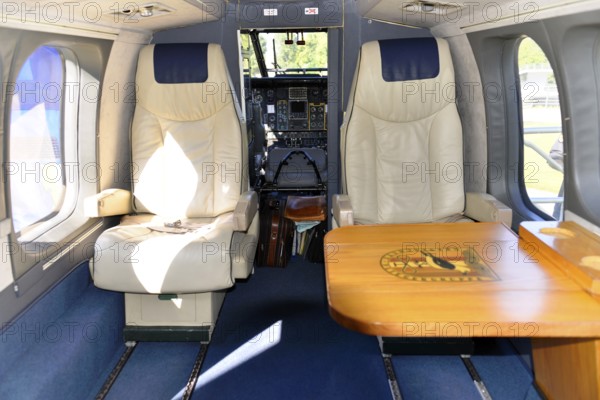 Interior view, helicopter, Federal Chancellery at the Open Day 2013, Berlin, Berlin, Germany,