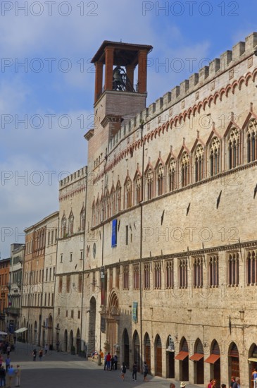 Perugia, Palazzo dei Priori, Piazza IV Novembre, IV Novembre Square, Umbria, Italy, Europe