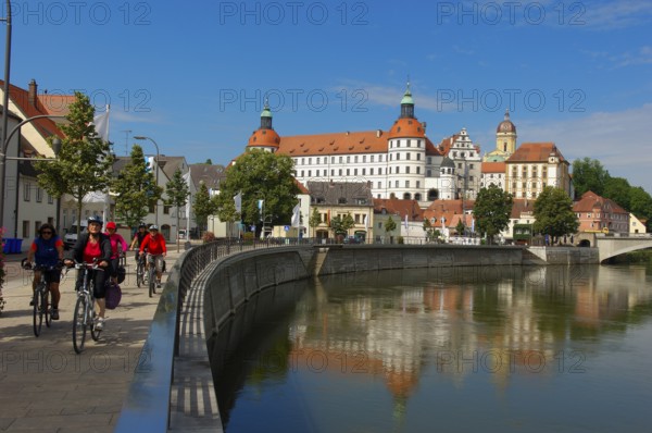 Neuburg on the Danube, Neuburg Castle, Neuburg Castle, Danube, Upper Bavaria, Bavaria, Germany,