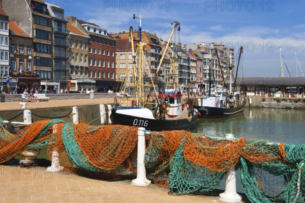 Fishing port, Ostend, West Flanders, Belgium, Europe