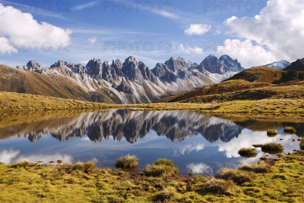 Kalkkögel Range in the Stubai Alps, Tyrol, Austria, Europe
