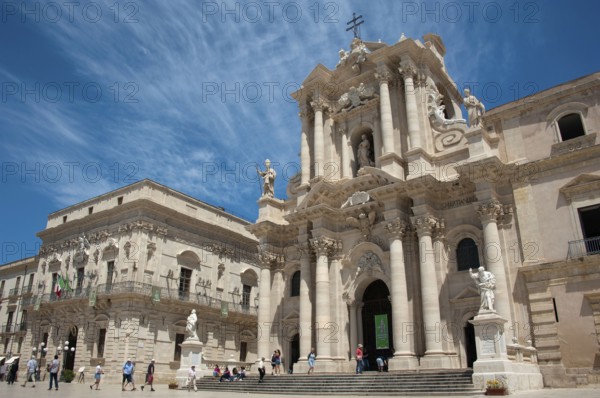 Santa Maria delle Colonne Cathedral, Siracusa, from, La Vergine Piliere, Palazzo del Vermexio, City