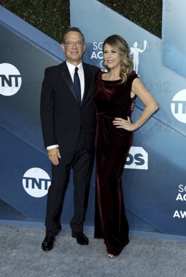 Tom Hanks and Rita Wilson at the 26th Annual Screen Actors Guild Awards held at the Shrine
