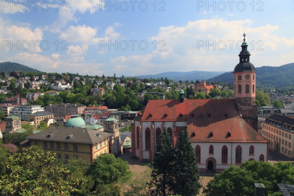 View from Florentinerberg, Peter and Paul Collegiate Church, Old Steam Bath Cultural Centre,