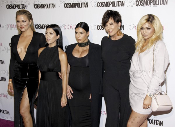 Khloe Kardashian, Kourtney Kardashian, Kim Kardashian, Kris Jenner and Kylie Jenner at the