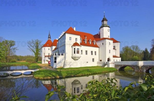 Fürstlich Drehna Palace, Fürstlich Drehna palace in Brandenburg, Germany, Europe
