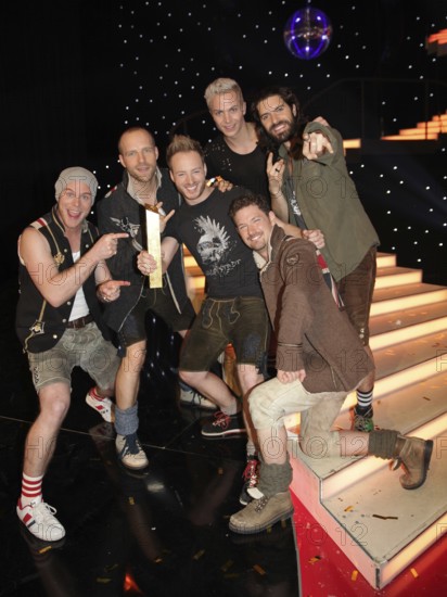 New folk music band VoXXclub after ARD TV show