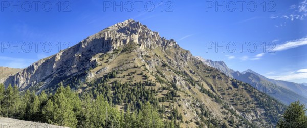 Roc Peirous, seen from Forte Pramand, Salbertrand, Piedmont, Italy, Europe