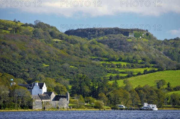Parke's Castle, Lough Gill, Fivemile Bourne, Dromahair, County Leitrim, Leitrim Castle, Ireland,