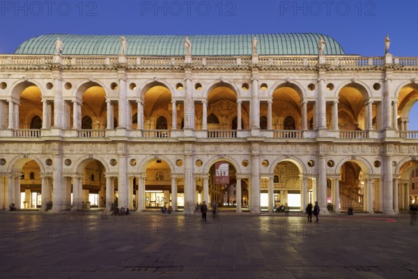 Vicenza, Veneto, Italy. The Basilica Palladiana is a Renaissance building in the central Piazza dei
