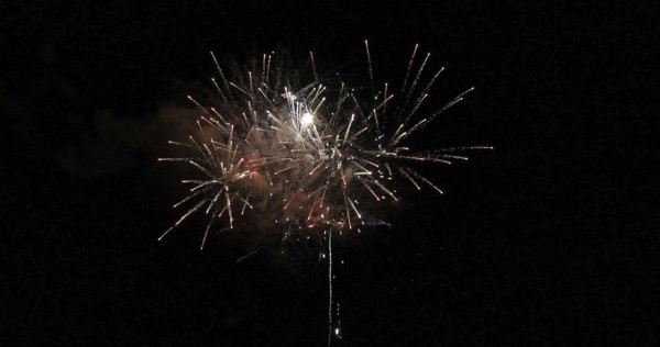 Fireworks at Deauville in Normandy