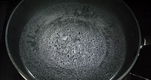 Hot Boiling Water in a saucepan