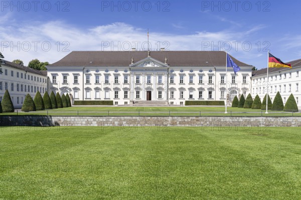 2019-07-24 Berlin, Germany: Bellevue Palace, Schloss Bellevue, official residence of the Federal