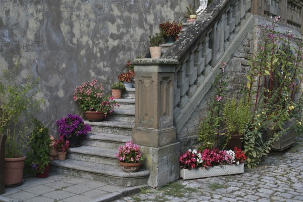 Iphofen, Stairs, Mainfranken