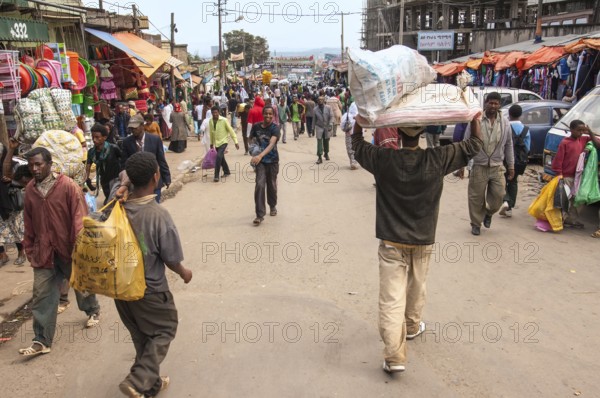 Ethiopian, Market Street, Mercato, Addis Ababa, Ethiopia, Africa