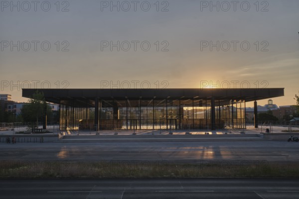 Germany, Berlin, 08. 062021, Neue Nationalgalerie, in the evening light, Europe