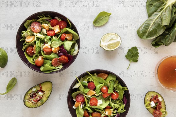 Fresh salad plate