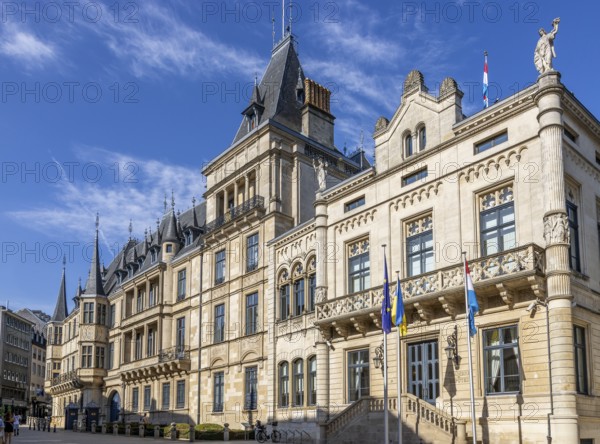 Grand Ducal Palace (Palais Grand-Ducal), residence of the Grand Duke of Luxembourg, Luxembourg,