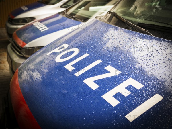 Police cars