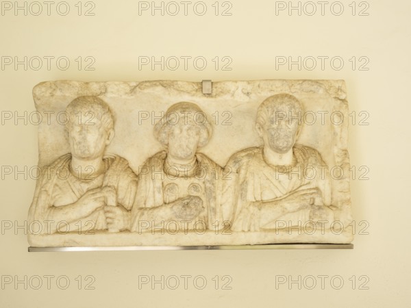 Relief stone, gravestone from the Roman period, Vorau, Styria, Austria, Europe
