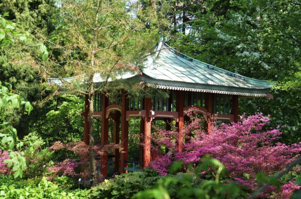 Asian Pavilion, Botanical Garden, Dahlem, Berlin, Germany, Europe