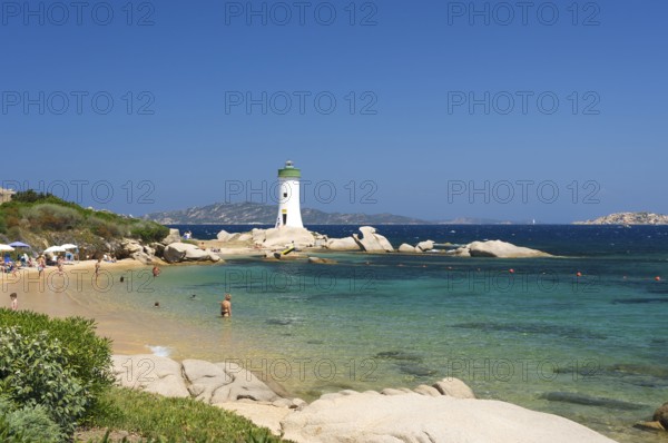 Beach, Porto Faro, Capo d'Orso Lighthouse, Sardinia, Italy, Europe