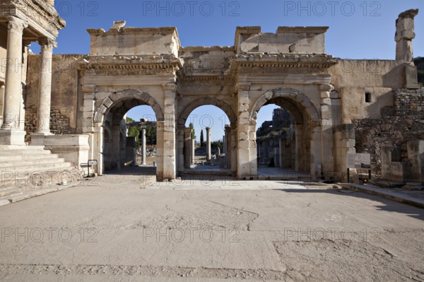 The Gates of Mazaeus and Mithridates, Ephesus, Izmir, Turkey, Asia