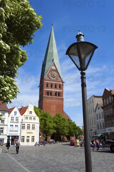 St. Johannis Church, Johanniskirche, Am Sande, Lüneburg, Lower Saxony, Germany, Europe
