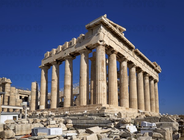 Athens Greece. The Parthenon at the Acropolis