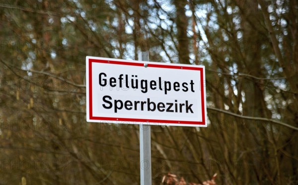 Restricted area in case of avian flu