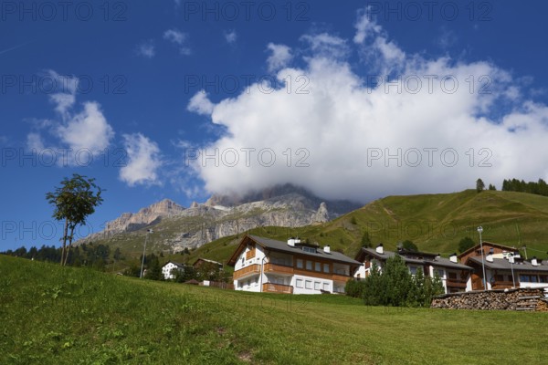 On the Passo di Falzarego between Cortina d'Ampezzo and Malga Castello. Falzarego Pass between