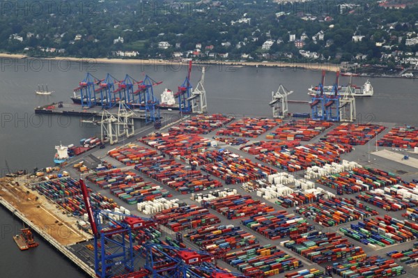 Container Terminal Burchardkai, Port, Hamburg, Germany, Europe