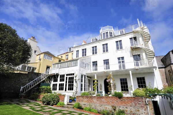 Hauteville House, Victor Hugo lived here in exile, St. Peter Port, Channel Islands, Guernsey,