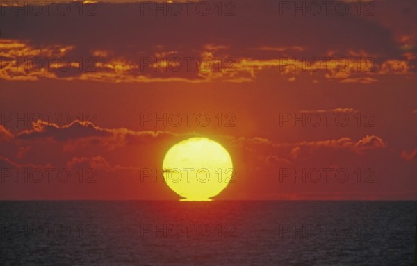Sunset on Ocean, Alaska