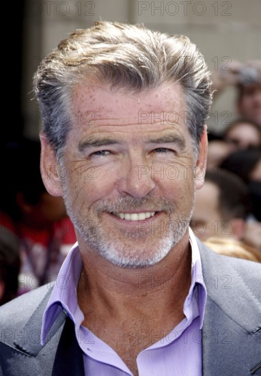 Pierce Brosnan at the Los Angeles premiere of 'Oceans' held at the El Capitan Theater in Hollywood,