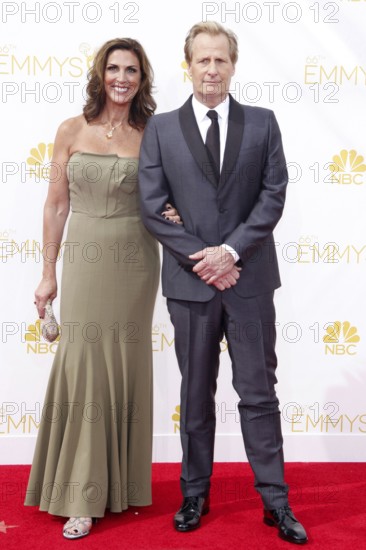 Jeff Daniels at the 66th Annual Primetime Emmy Awards held at the Nokia Theatre L.A. Live in Los