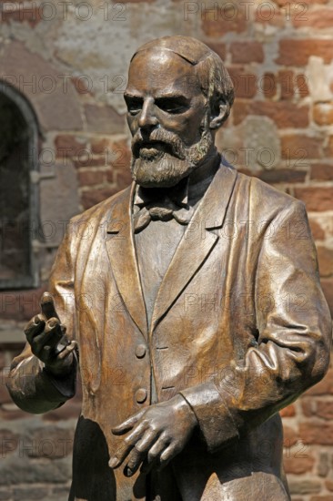 Konrad-Duden-Monument, Bad Hersfeld, Hesse, Germany, Europe
