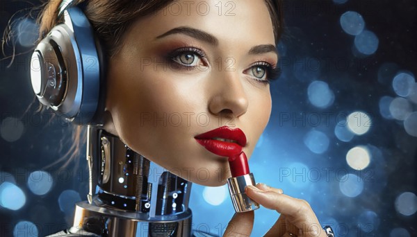 AI generated, robot, artificial intelligence, modern technology, machine, technology, programmable,