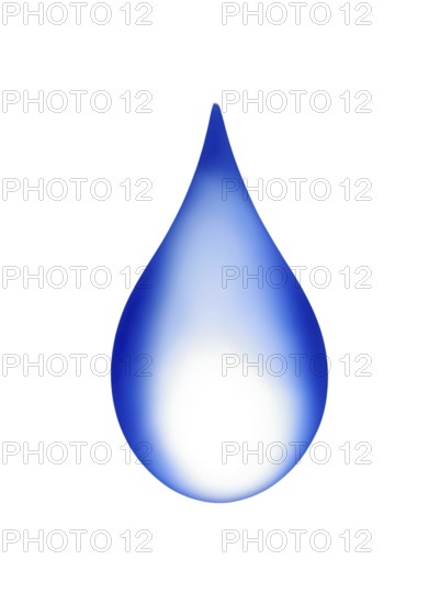 The perfect shape of a drop of water