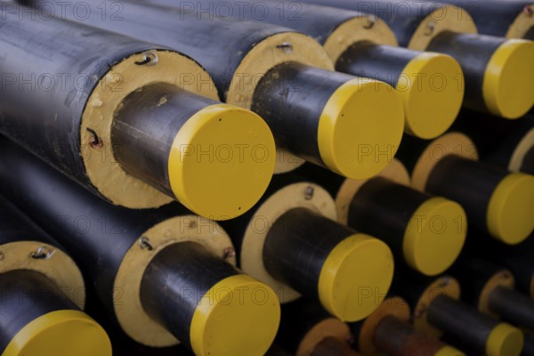 District heating pipe system, energy transition, energy supply, district heating, pipes, Schwäbisch