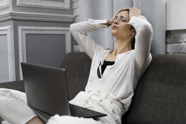 Woman looking sad because unfinished project