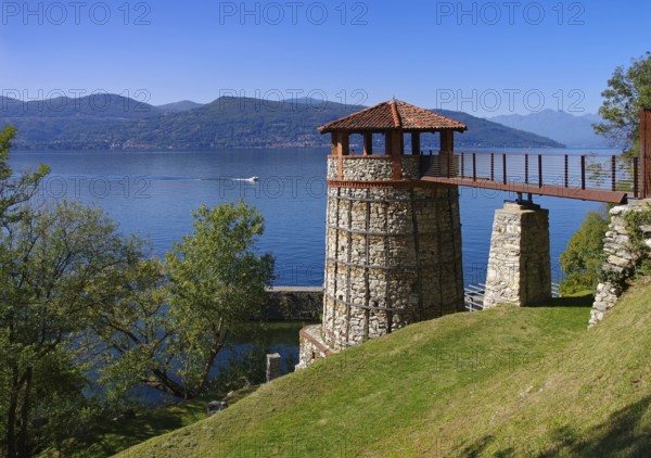 Ispra Kalkofen Port del Pinet, Lago Maggiore, Ispra, the old Lime kiln Port del Pinet, Lago