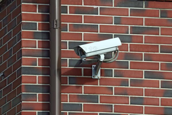 Security camera on the wall of the House