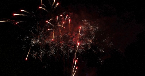 Fireworks at Deauville in Normandy