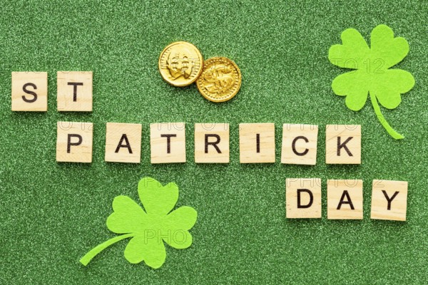 St patrick day celebration view