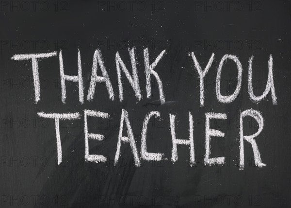 Thank you teacher inscription