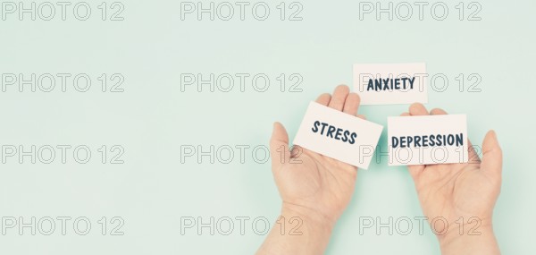 Depression, anxiety and stress, frustration and negativity, mental health concept, hopeless mind,