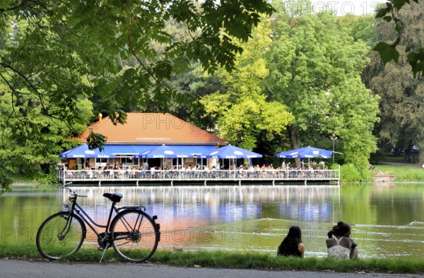 Boathouse Stella, Lietzensee, Berlin-Charlottenburg, Berlin, Germany, Europe