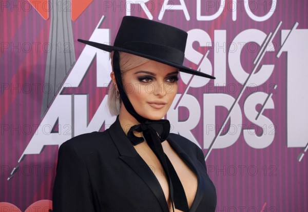 Bebe Rexha at the 2019 iHeartRadio Music Awards held at the Microsoft Theater in Los Angeles, USA
