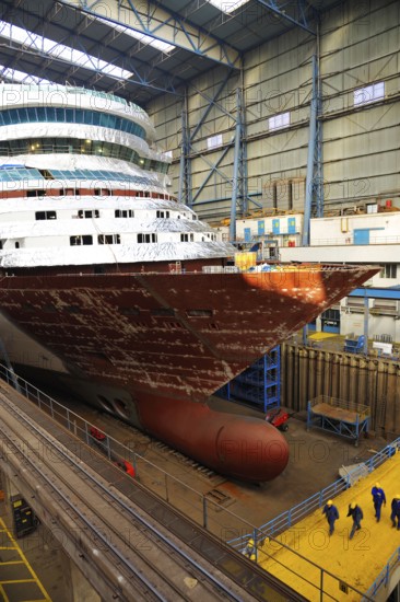 Meyer Werft, Papenburg, Lower Saxony, Dock, Dry Dock, Germany, Europe